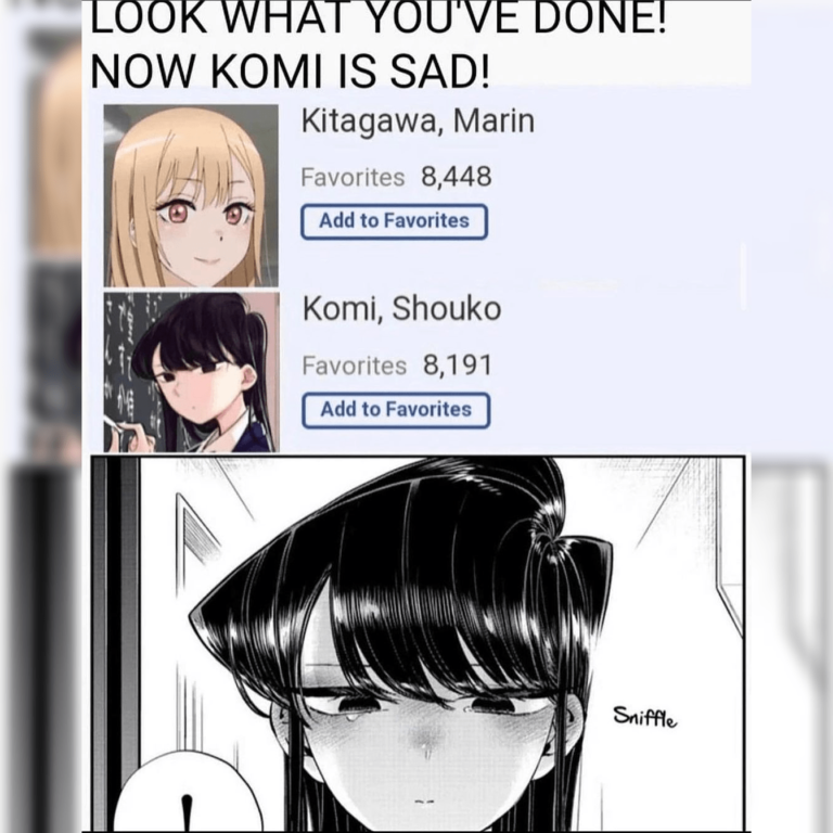 Marin est plus populaire que Komi et les fans réagissent