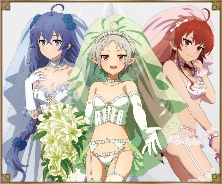 Mushoku Tensei habille les filles avec des bikinis de mariée sensuels