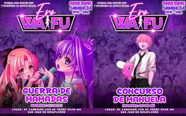 Otakus au Pérou organise un événement étrange H