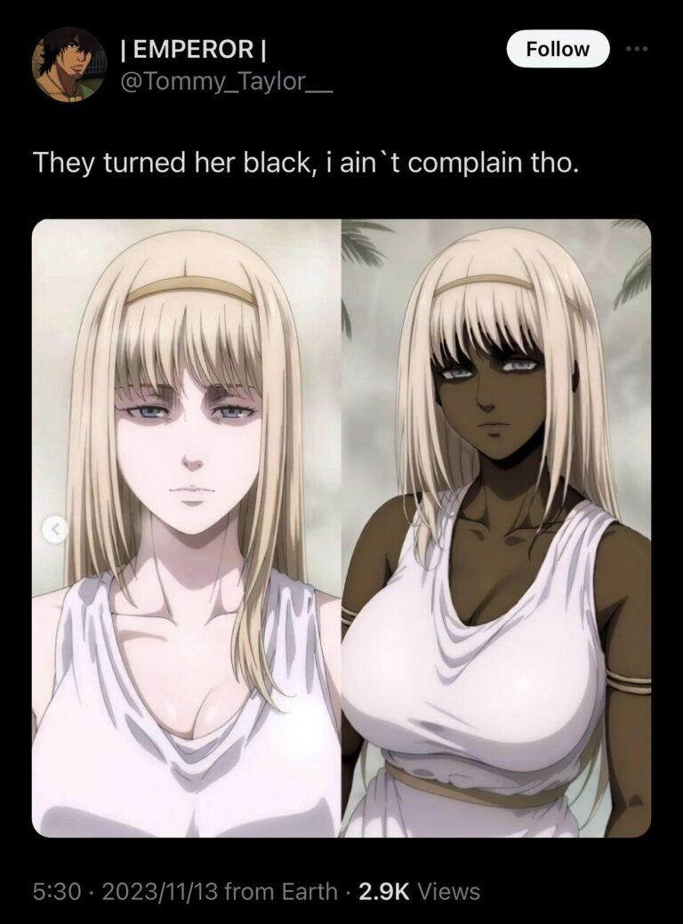 Ils se moquent de Twitter parce qu&rsquo;il a rendu Ymir noir