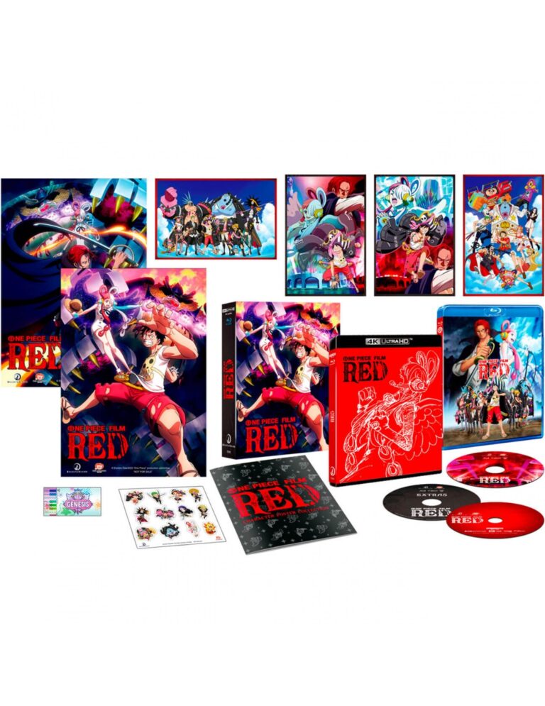 Les éditions One Piece Film Red 4K en vente le 20 décembre