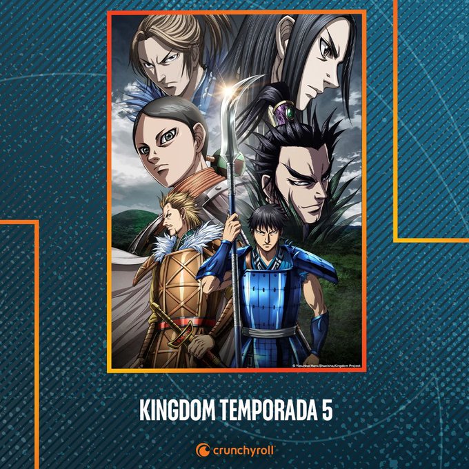Crunchyroll présentera la diffusion simultanée de la saison 5 de Kingdom le 6 janvier