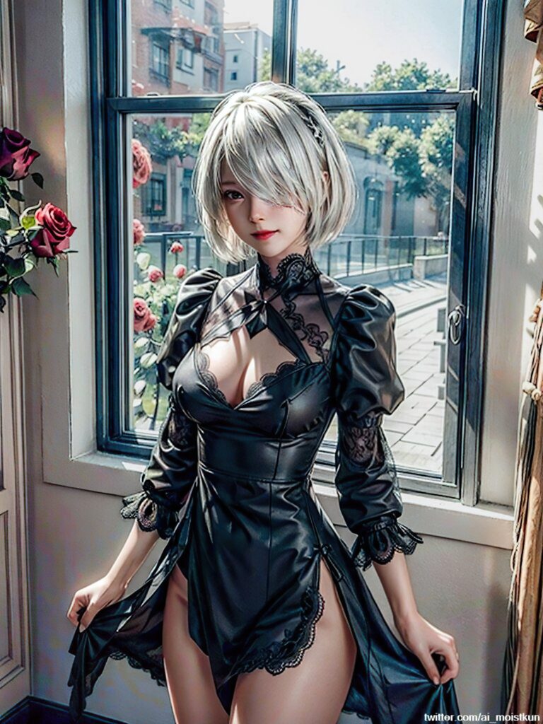 L&rsquo;IA imagine 2B comme une vraie fille –