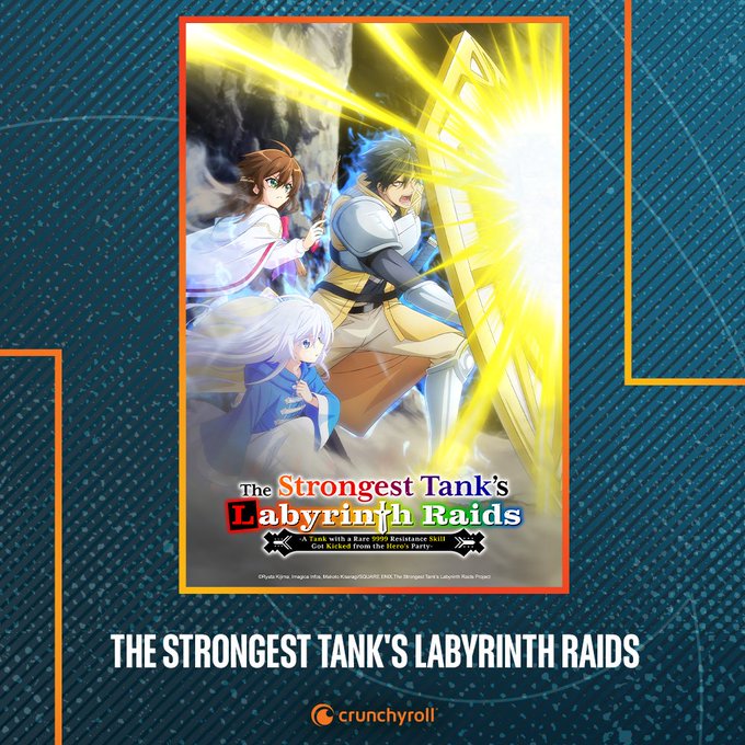 Le 6 janvier, Crunchyroll présentera la diffusion simultanée de The Strongest Tank&rsquo;s Labyrinth Raids.