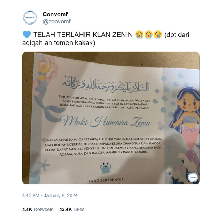 Les parents nomment leur fille Maki Zenin