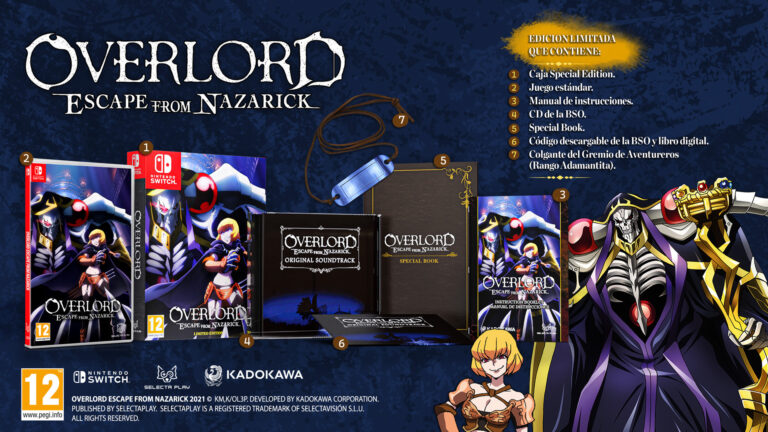 Selecta Play ouvre la réservation d&rsquo;Overlord : Escape from Nazarick ainsi que la première saison A4 de Selecta Visión