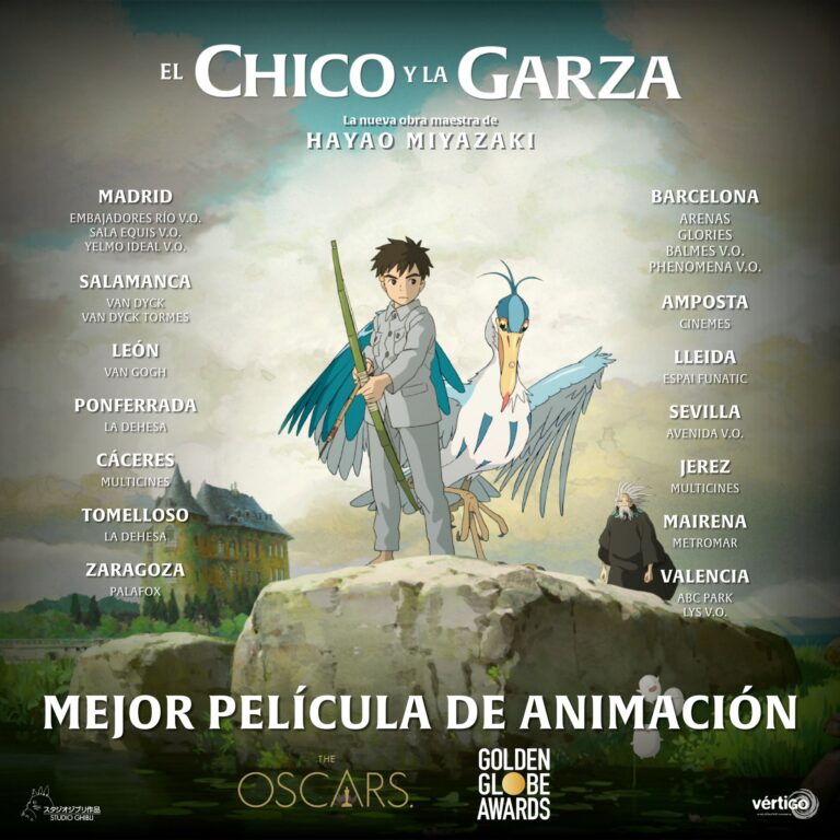 Le Garçon et le Héron revient dans les cinémas espagnols