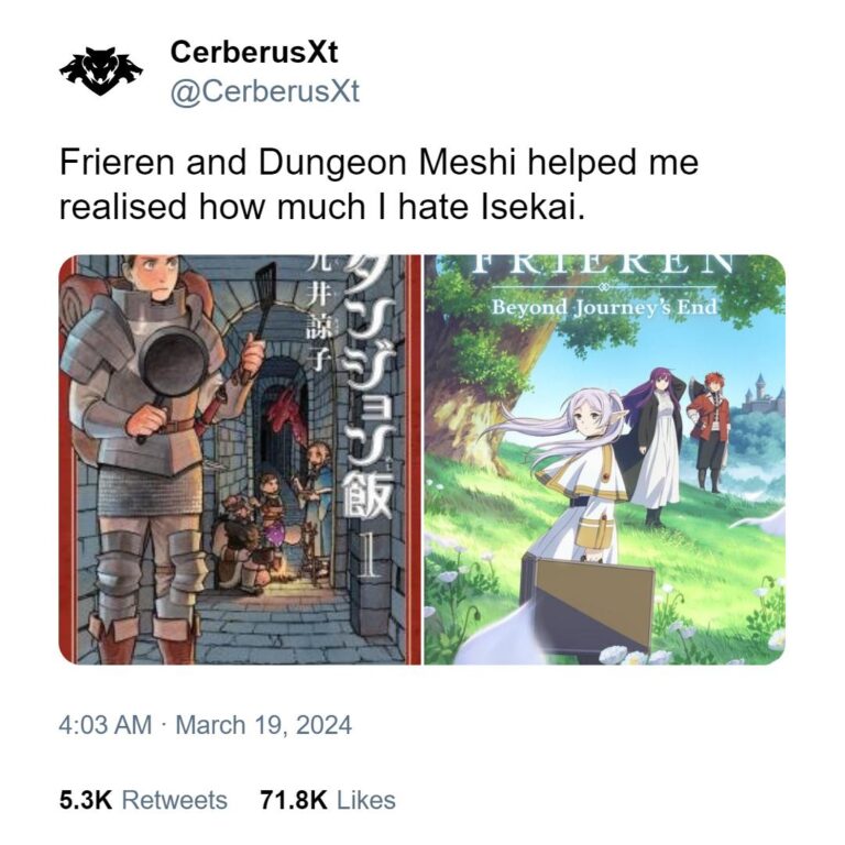 Les Otakus en ont déjà marre de tant d'isekai