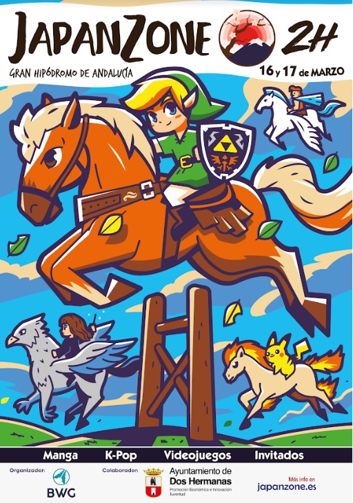 Maya Pixelskaya et Jordi Cruz en tête de l'affiche JapanZone dans Dos Hermanas