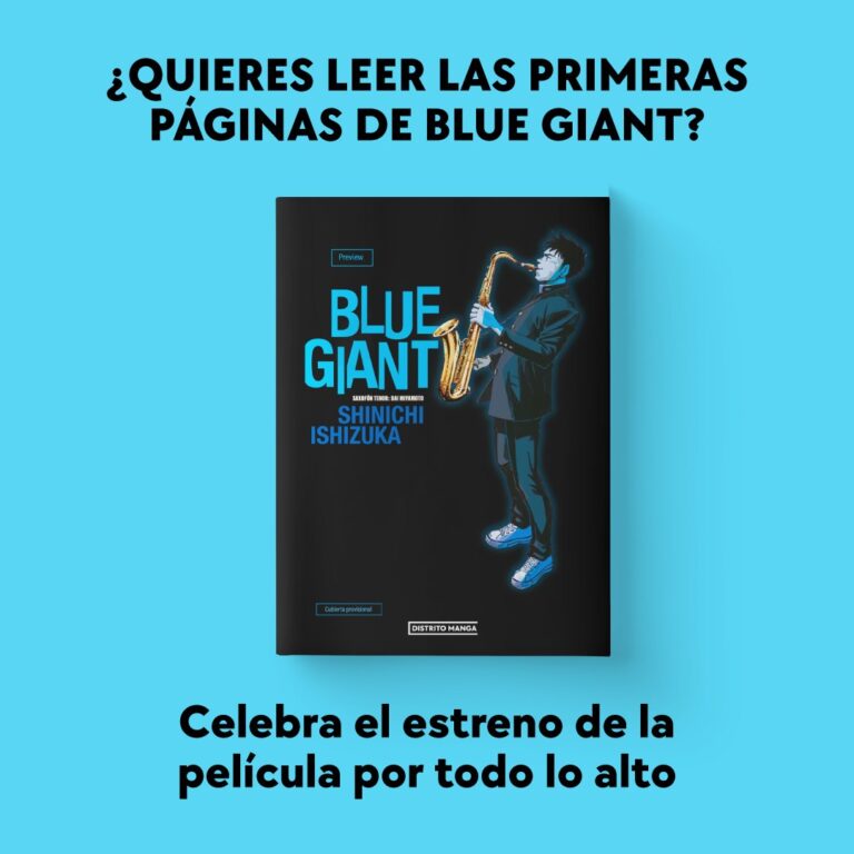 Premières pages du manga Blue Giant pour aller au cinéma.  Première le 8 mars