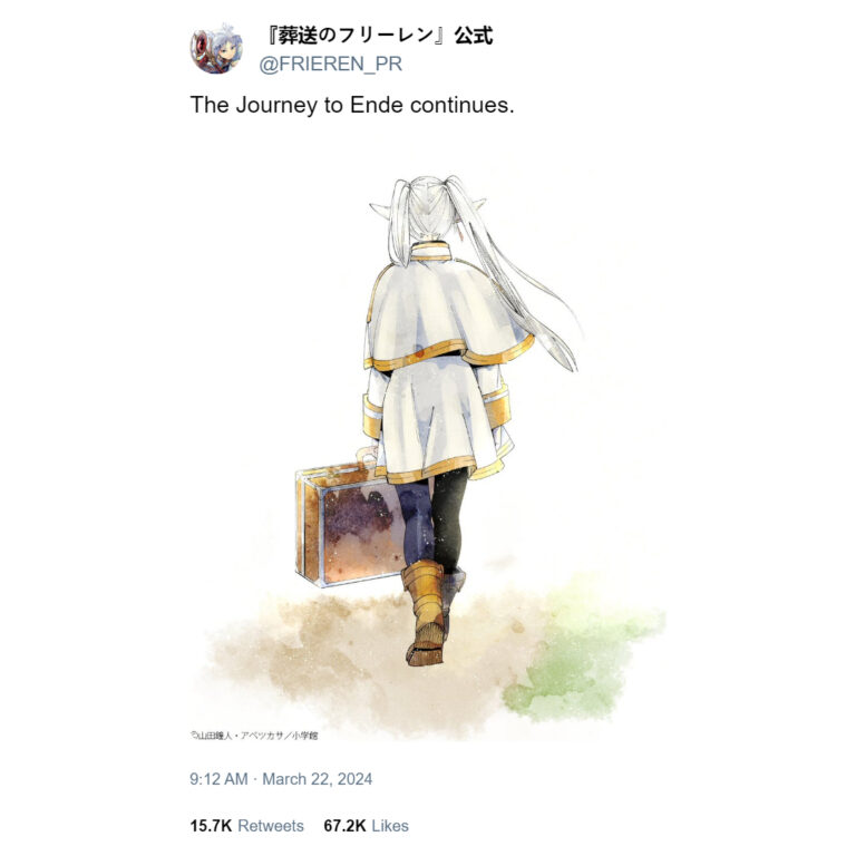 Sousou no Frieren se termine, mais sans annonce de suite