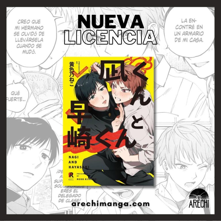 Arechi Manga autorise les mangas Nagi et Hayasaki