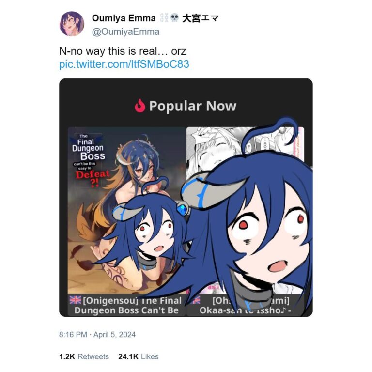 Une VTuber fait la promotion de son propre hentai