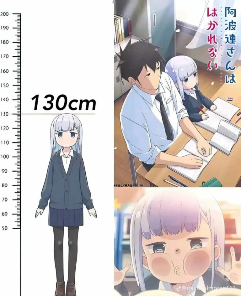 Quel anime waifu est plus grand que toi ?