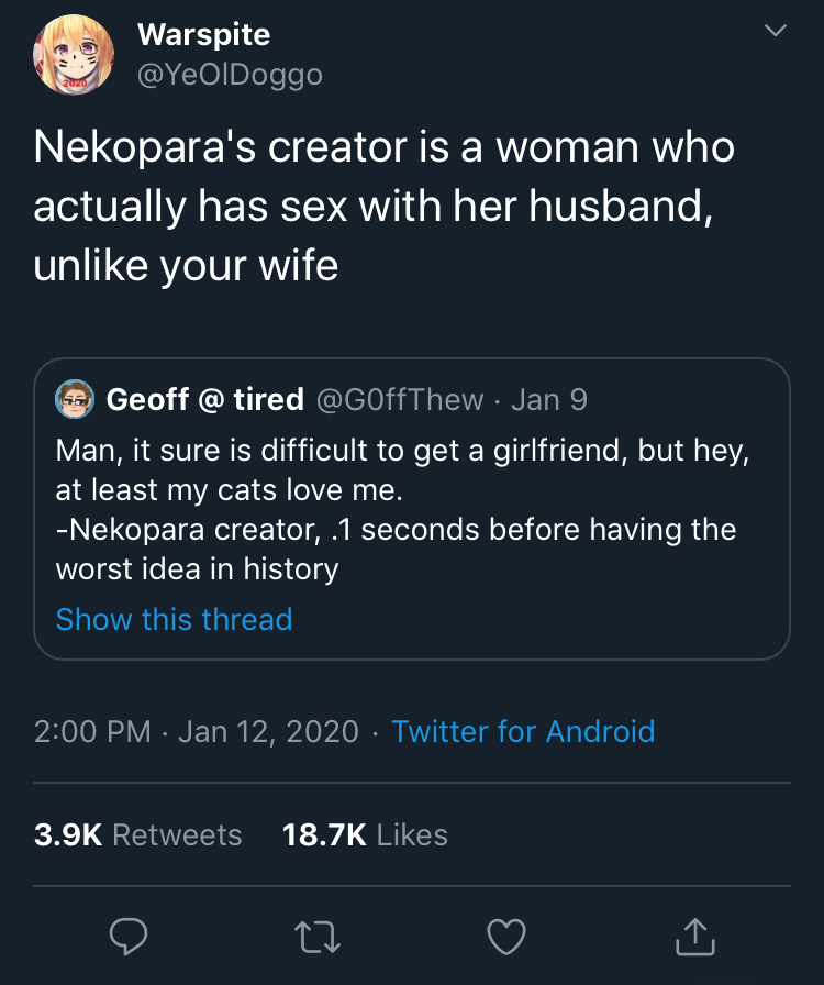 La créatrice de Nekopara est une femme –