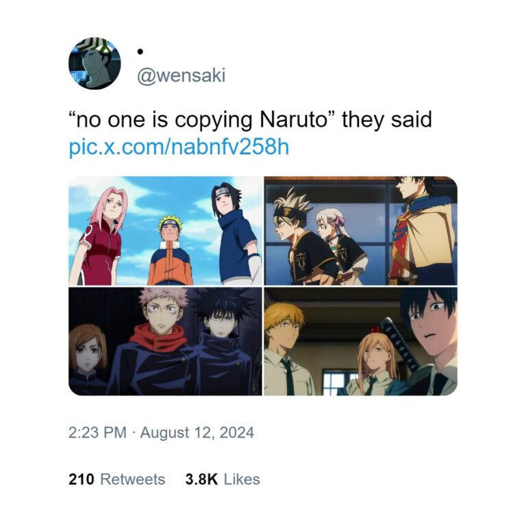Ils croient que Naruto a inventé le « trio de protagonistes » –