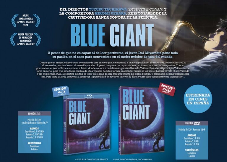 Le lancement des 3 éditions de Blue Giant est décalé au 27 septembre