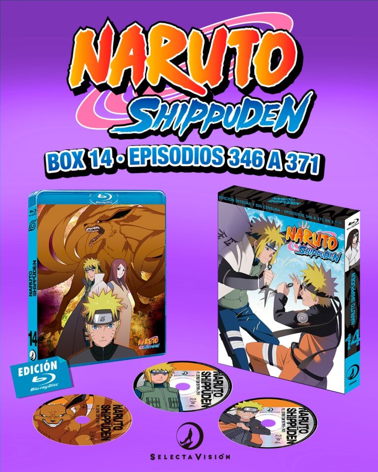 Naruto Shippuden coffret 14 sera en vente en Blu-ray et DVD le 28 octobre
