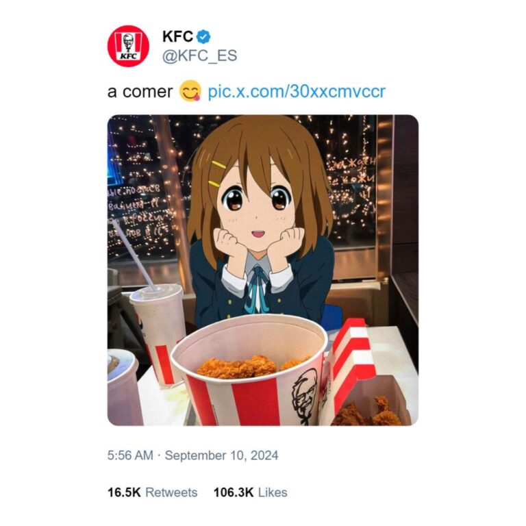 K-On! surprend avec la « collaboration » avec KFC