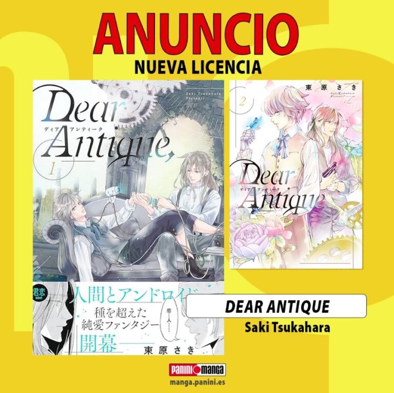 Panini Manga annonce Dear Antique