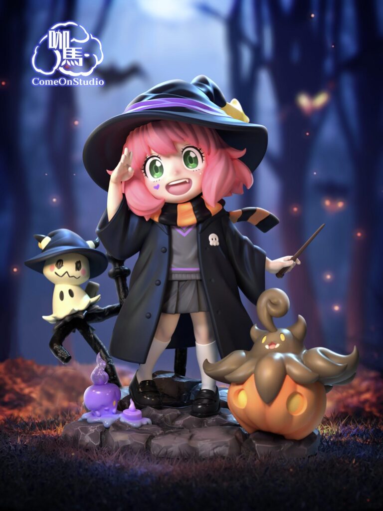 Anya Forger s'habille pour Halloween pour une silhouette –