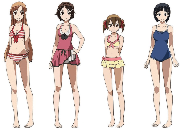 Pourquoi le buste de Suguha est-il si gros ?