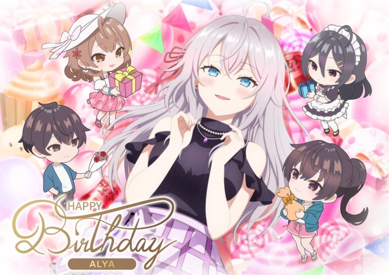 Roshidere célèbre l'anniversaire d'Alya