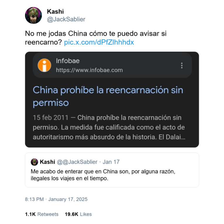La réincarnation a été interdite en Chine –