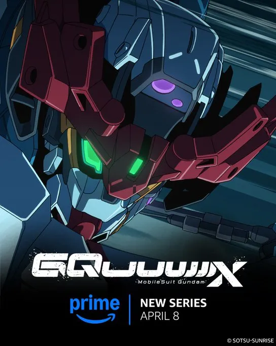 Prime Video Premières avec doublage et diffusion simultanée espagnol, costume mobile Gundam Gquuuuux