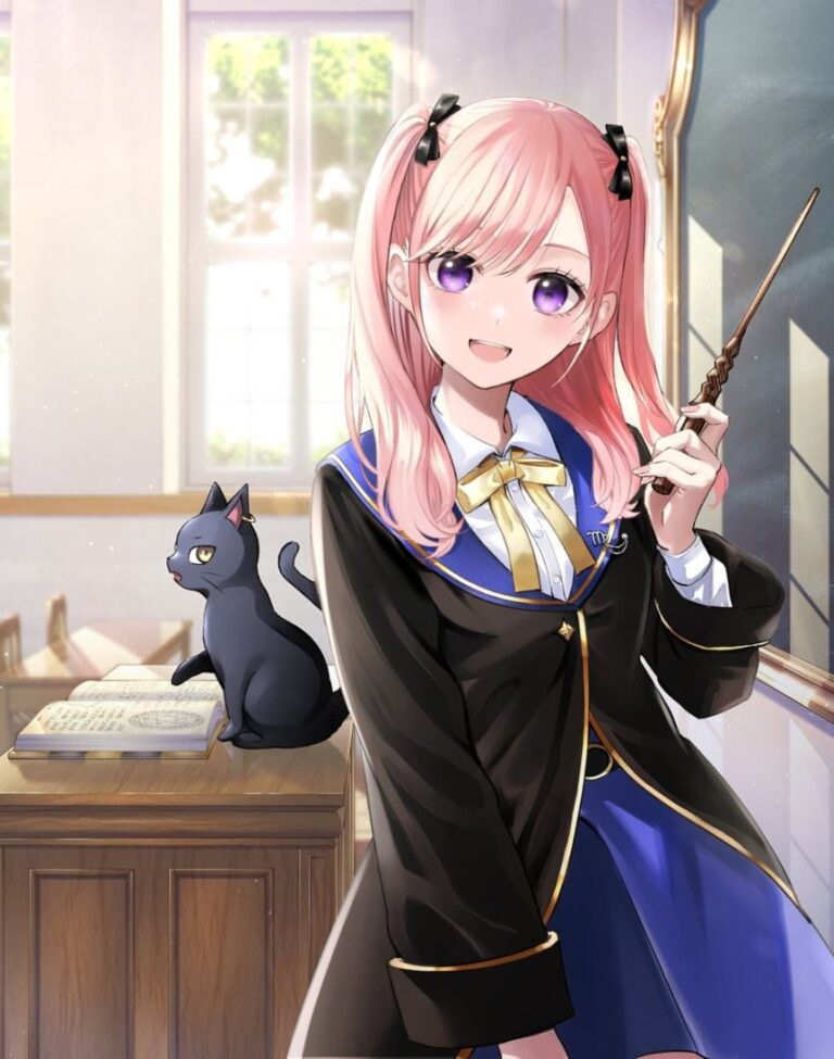 De l'auteur de Juliette, la salle de classe d'un chat noir et d'une sorcière aurait un anime