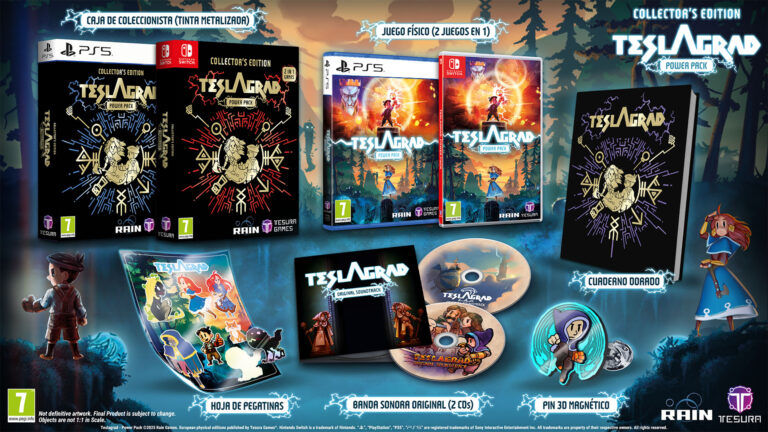 Le pack Power Teslagra arrivera au format physique à PlayStation 5 et Nintendo Switch