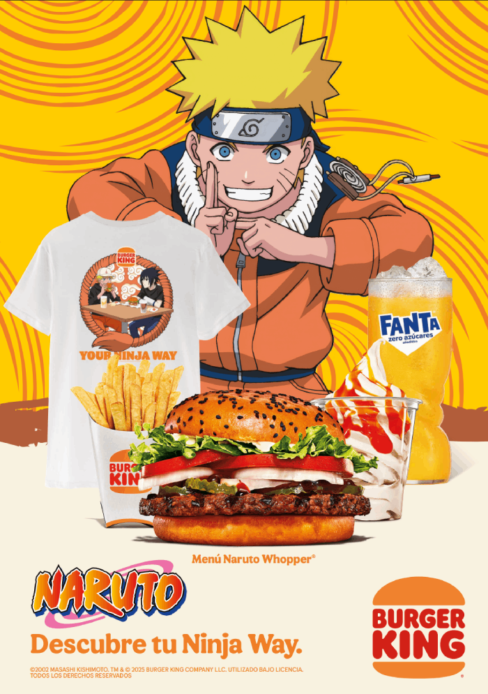 Burger King lance deux nouveaux menus inspirés de Naruto