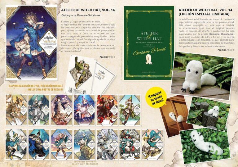 Double édition du volume 14 d'Atelier of Witch Hat