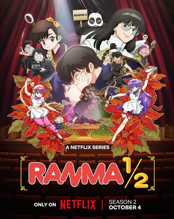 Déjà disponible dans Netflix le début de la deuxième saison du nouveau Ranma 1/2