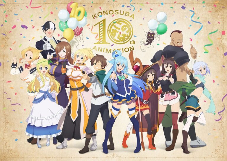L'anime KonoSuba annonce officiellement sa quatrième saison