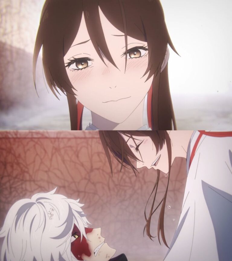 Le réalisateur confirme qu'il n'y aura pas de romance entre Gabimaru et Sagiri