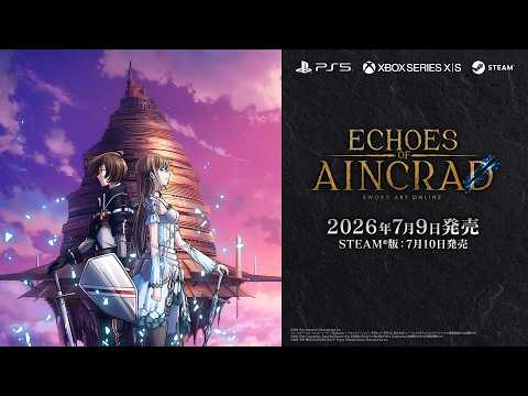 Bandai Namco annonce Echoes of Aincrad, le nouveau RPG d'action Sword Art Online