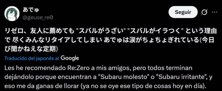 Zéro cri parce que leurs amis quittent l'anime