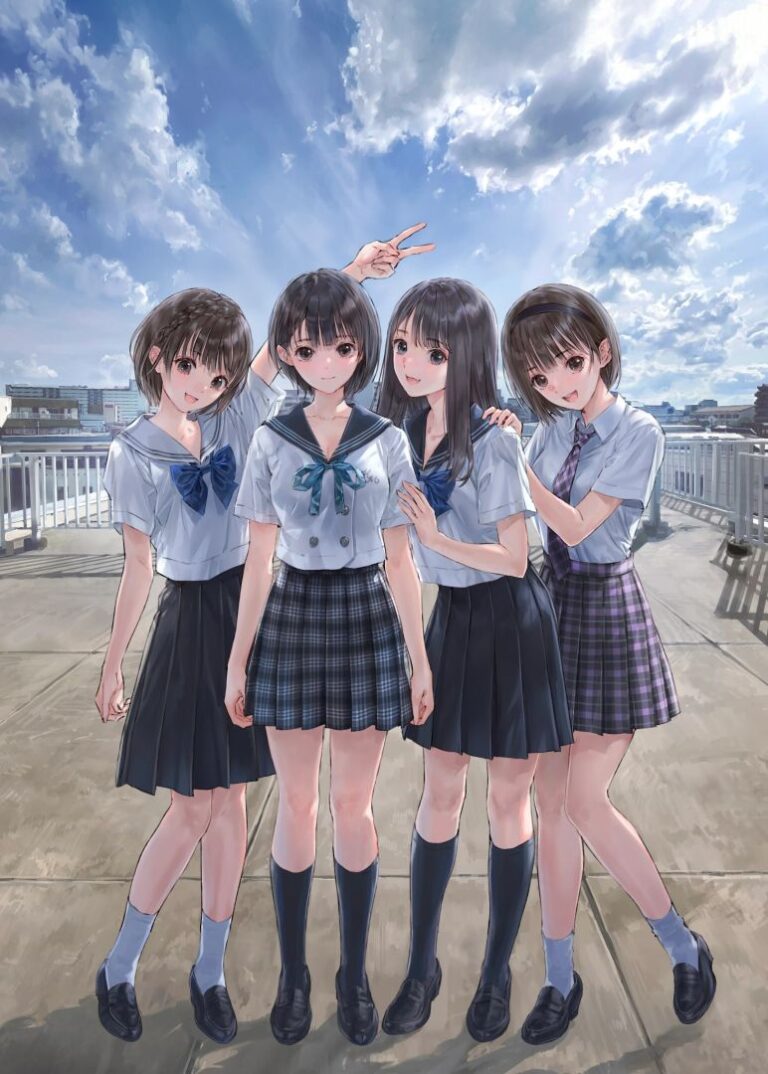L’étrange origine du Blue Reflection Quartet