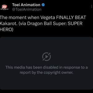Toei Animation bloque son propre compte sur les droits de Dragon Ball