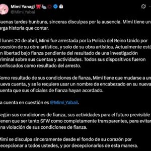 VTuber arrêté pour avoir dessiné ses propres personnages