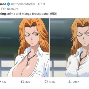 Débat : modifier les personnages d’anime pour réduire leur silhouette
