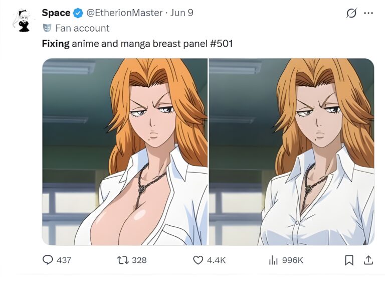 Débat : modifier les personnages d’anime pour réduire leur silhouette
