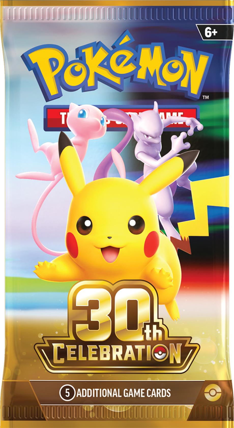Emballage de booster de célébration du 30e anniversaire du JCC Pokémon