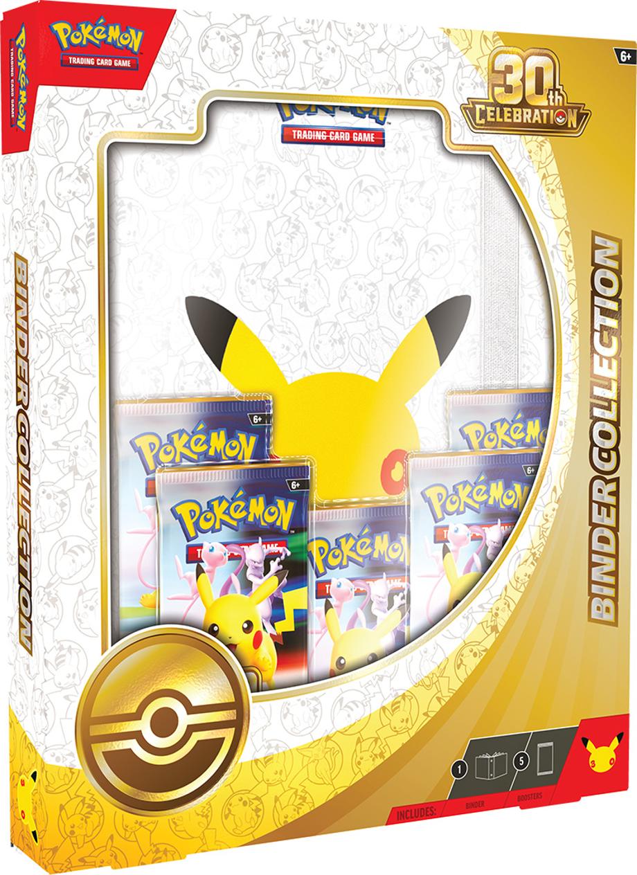 Collection de classeurs Pokémon TCG 30e célébration