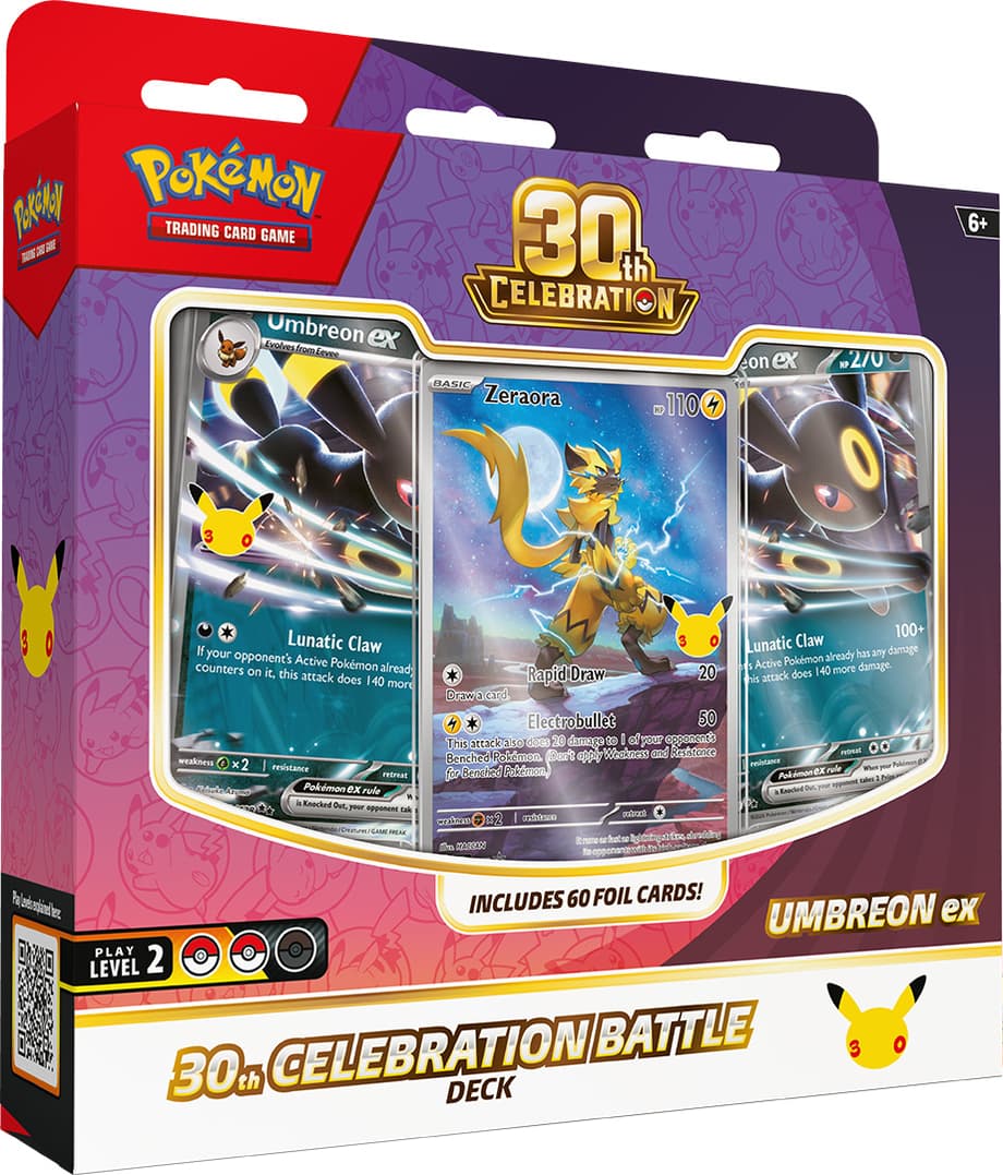 Pokémon TCG 30ème Célébration Battle Deck Umbreon ex
