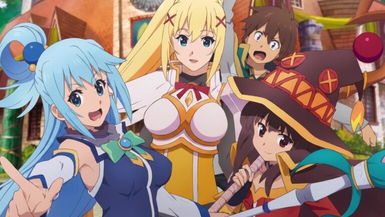 La saison 4 de KonoSuba arrive en 2027 et elle change (encore) de studio