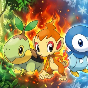 Pokémon : les démarreurs Sinnoh avaient presque l'air complètement différents, selon une bande de jeu perdu