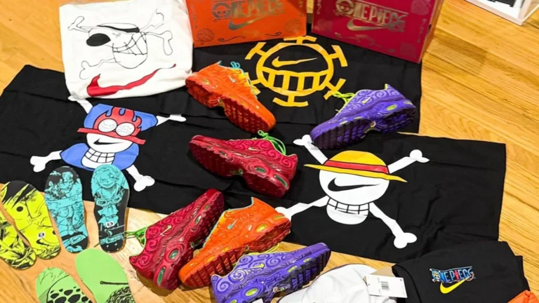 La capsule de collaboration Nike x One Piece arrive ce mois-ci et propose des maillots, un gilet à 300 $ et plus encore