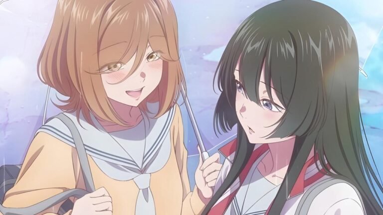 El yuri The Moon on a Rainy Night révèle une première bande-annonce et ses paroles
